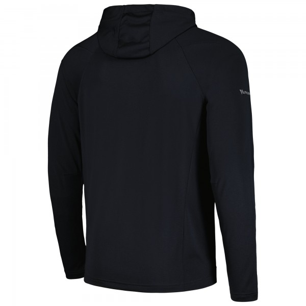 Кофта на короткой молнии Chicago Bulls Levelwear Black Zander Hoodie Raglan