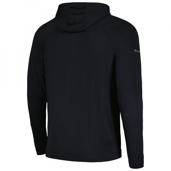 Philadelphia 76ers Levelwear Black Zander Hoodie Raglan Quarter-Zip Top