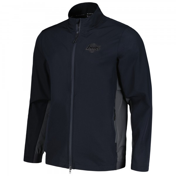 Кофта на молнии Los Angeles Lakers Levelwear Harrington - Black