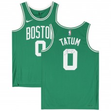 Jayson Tatum Boston Celtics Autographed Fanatics Authentic Green Nike 2022-2023 Icon Edition Swingman Jersey
