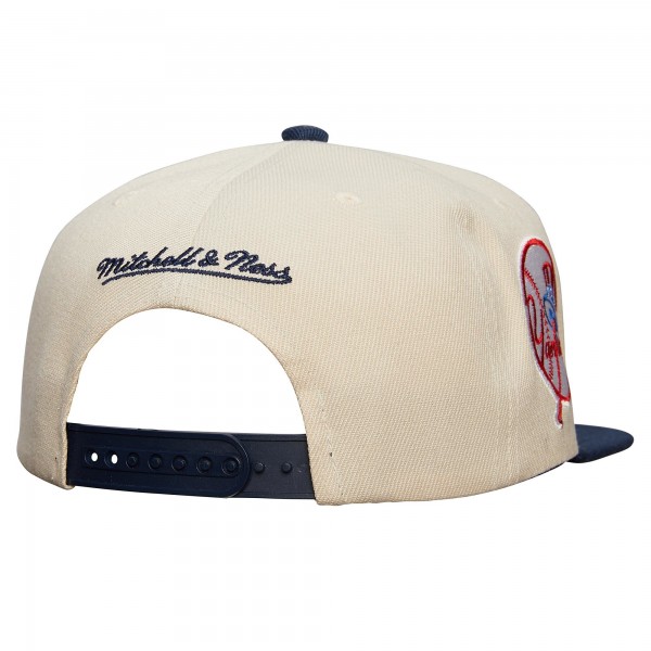 New York Yankees Mitchell & Ness Cream Cooperstown Collection Speed Zone Snapback Hat