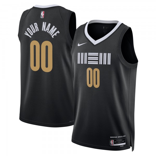 Игровая форма  Memphis Grizzlies Nike Unisex 2023/24 Custom Swingman - Black - City Edition