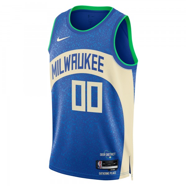 Игровая форма  Milwaukee Bucks Nike Unisex 2023/24 Custom Swingman - Royal - City Edition