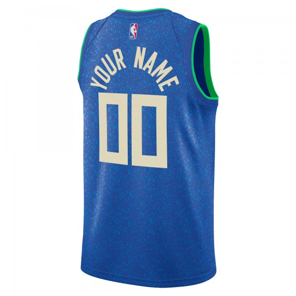Игровая форма  Milwaukee Bucks Nike Unisex 2023/24 Custom Swingman - Royal - City Edition
