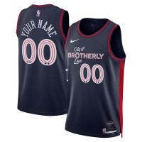 Игровая форма  Philadelphia 76ers Nike Unisex 2023/24 Custom Swingman - Navy - City Edition
