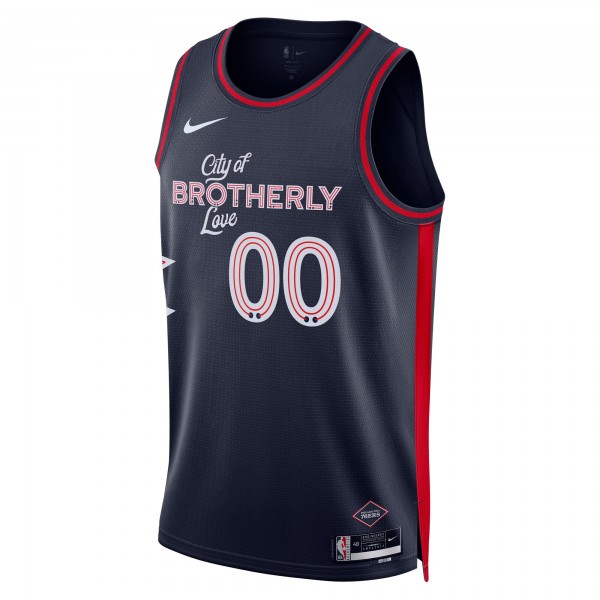 Игровая форма  Philadelphia 76ers Nike Unisex 2023/24 Custom Swingman - Navy - City Edition