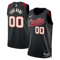 Игровая форма  Portland Trail Blazers Nike Unisex 2023/24 Custom Swingman - Black - City Edition