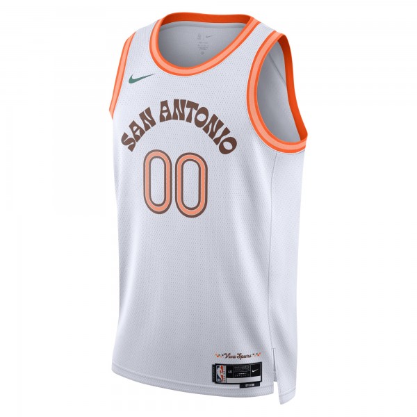 Игровая форма  San Antonio Spurs Nike Unisex 2023/24 Custom Swingman - White - City Edition
