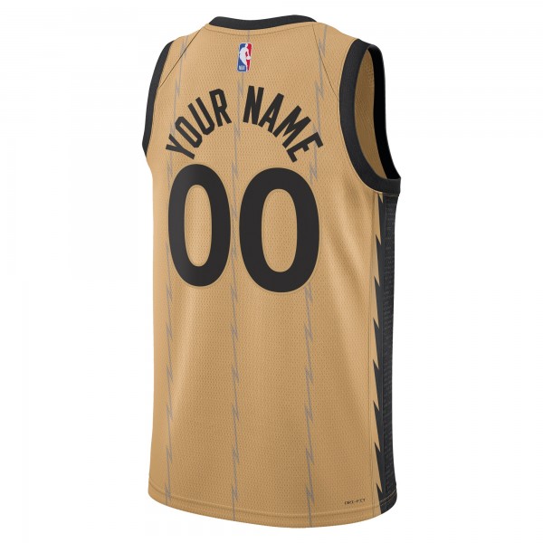 Игровая форма  Toronto Raptors Nike Unisex 2023/24 Custom Swingman - Gold - City Edition