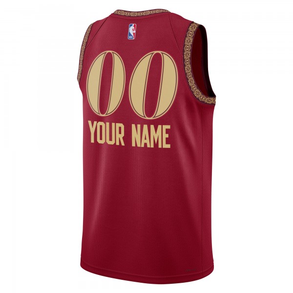 Игровая форма  Cleveland Cavaliers Nike Unisex 2023/24 Custom Swingman - Wine - City Edition