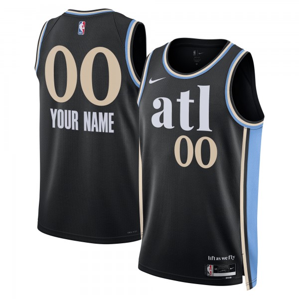 Игровая форма  Atlanta Hawks Nike Unisex 2023/24 Custom Swingman - Black - City Edition