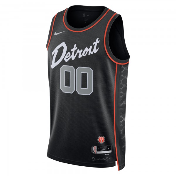 Игровая форма  Detroit Pistons Nike Unisex 2023/24 Custom Swingman - Black - City Edition