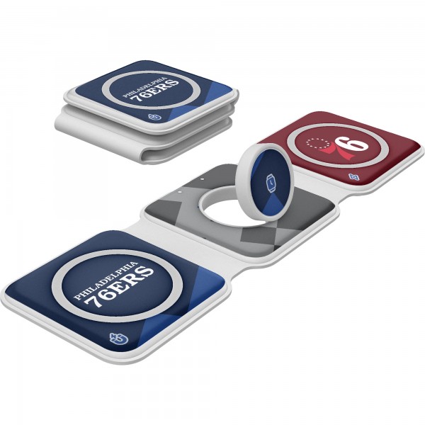 Зарядная станция Philadelphia 76ers Keyscaper 3-in-1
