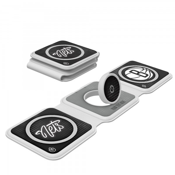 Зарядная станция Brooklyn Nets Keyscaper Personalized 3-in-1