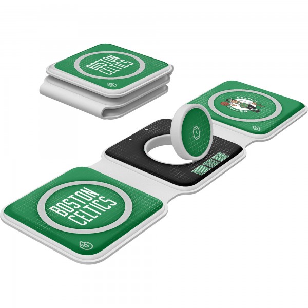 Зарядная станция 3 в 1 Boston Celtics Keyscaper Personalized