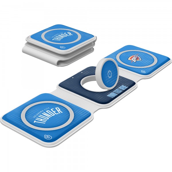Зарядная станция Oklahoma City Thunder Keyscaper Personalized 3-in-1