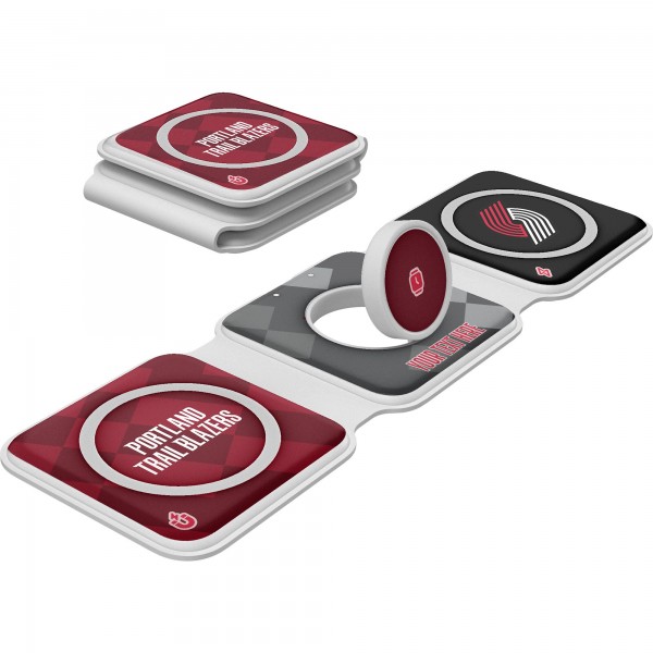 Зарядная станция Portland Trail Blazers Keyscaper Personalized 3-in-1