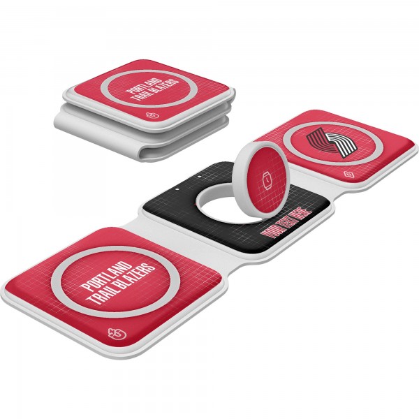 Зарядная станция Portland Trail Blazers Keyscaper Personalized 3-in-1