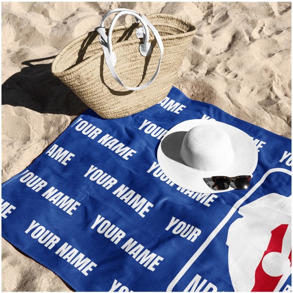 NBA Chad & Jake 30 x 60 Personalized Horizontal Towel