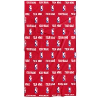 NBA Chad & Jake 30 x 60 Personalized Repeat Logo Vertical Towel