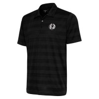 Поло Dallas Mavericks Antigua Metallic Logo Compass - Black