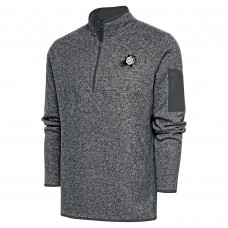 Кофта на короткой молнии Phoenix Suns Antigua Metallic Logo Fortune - Heather Gray