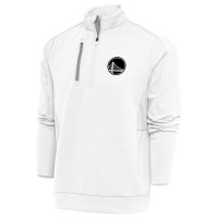 Кофта на короткой молнии Golden State Warriors Antigua Metallic Logo Generation - White
