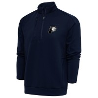 Кофта на короткой молнии Indiana Pacers Antigua Metallic Logo Generation - Navy