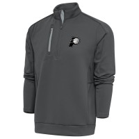 Кофта на короткой молнии Indiana Pacers Antigua Metallic Logo Generation - Pewter