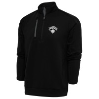 Кофта на короткой молнии New York Knicks Antigua Metallic Logo Generation - Black