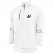 Кофта на короткой молнии Phoenix Suns Antigua Metallic Logo Generation - White