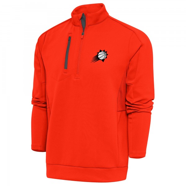 Кофта на короткой молнии Phoenix Suns Antigua Metallic Logo Generation - Orange