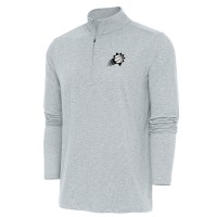 Кофта на короткой молнии Phoenix Suns Antigua Hunk - Heather Gray