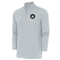 Кофта на короткой молнии Boston Celtics Antigua Hunk - Heather Gray
