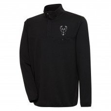 Кофта на кнопках Milwaukee Bucks Antigua Steamer - Black