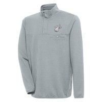 Кофта на кнопках Miami Heat Antigua Steamer - Gray