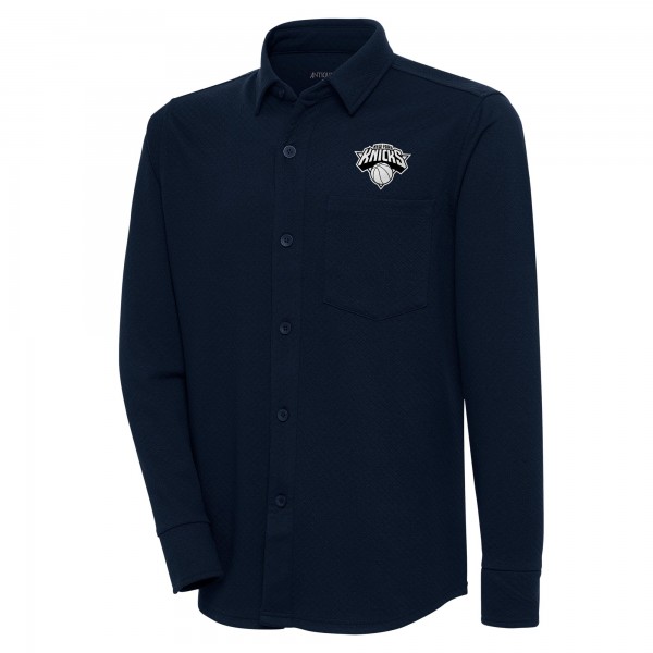 Рубашка New York Knicks Antigua Streamer - Navy