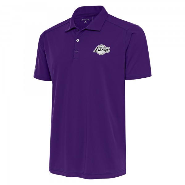 Поло Los Angeles Lakers Antigua Metallic Logo Tribute Desert Dry - Purple