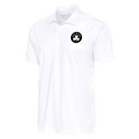 Поло Boston Celtics Antigua Metallic Logo Tribute Desert Dry - White
