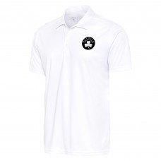 Поло Boston Celtics Antigua Metallic Logo Tribute Desert Dry - White