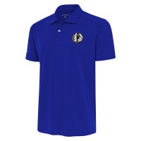 Поло Dallas Mavericks Antigua Metallic Logo Tribute Desert Dry - Blue