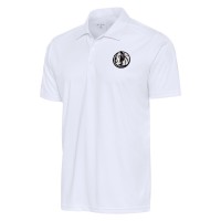 Поло Dallas Mavericks Antigua Metallic Logo Tribute Desert Dry - White