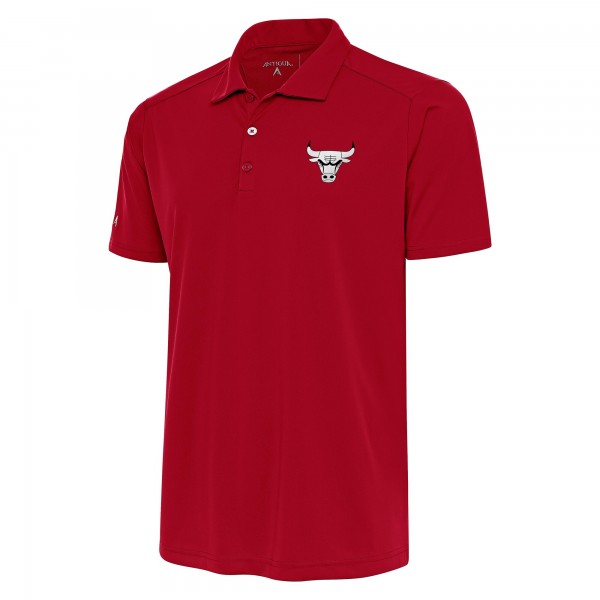 Поло Chicago Bulls Antigua Metallic Logo Tribute Desert Dry - Red