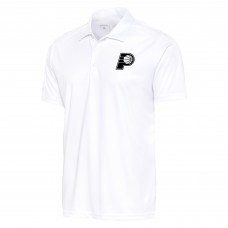 Поло Indiana Pacers Antigua Metallic Logo Tribute Desert Dry - White