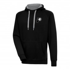 Толстовка Indiana Pacers Antigua Metallic Logo Victory Raglan - Black