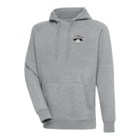 Толстовка New York Knicks Antigua Metallic Logo Victory Raglan - Heather Gray
