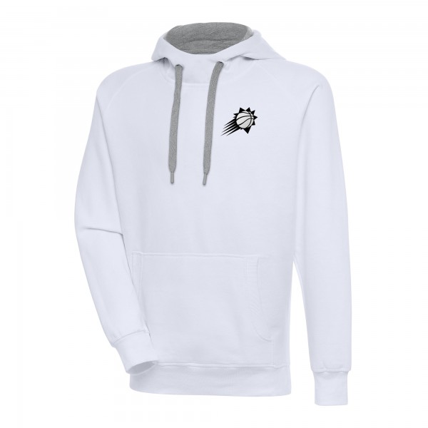 Толстовка Phoenix Suns Antigua Metallic Logo Victory Raglan - White