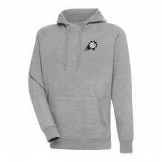 Толстовка Phoenix Suns Antigua Metallic Logo Victory Raglan - Heather Gray