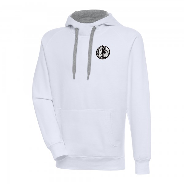 Толстовка Dallas Mavericks Antigua Metallic Logo Victory Raglan - White