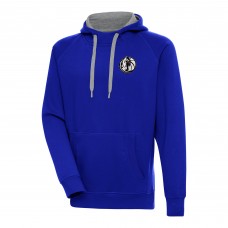 Толстовка Dallas Mavericks Antigua Metallic Logo Victory Raglan - Blue